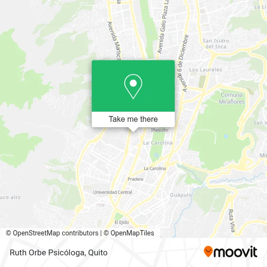 Ruth Orbe Psicóloga map