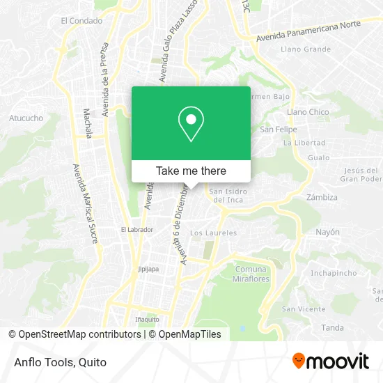 Anflo Tools map