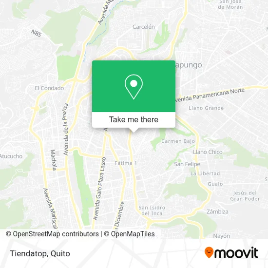 Tiendatop map