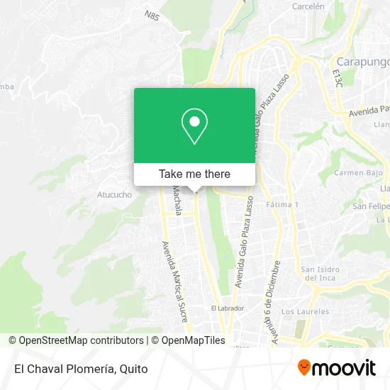 El Chaval Plomería map