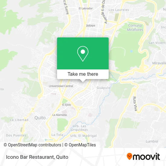 Icono Bar Restaurant map