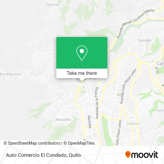 Auto Comercio El Condado map