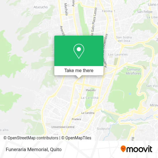 Funeraria Memorial map