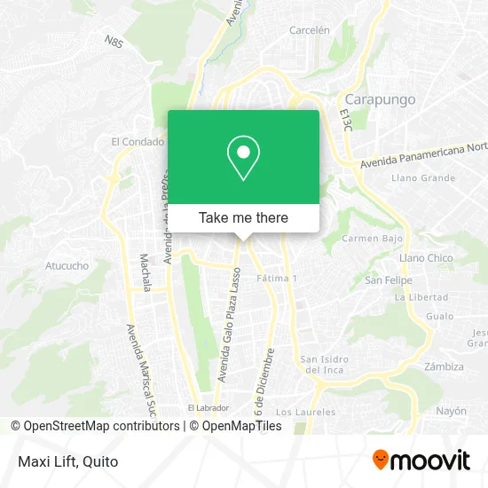 Maxi Lift map