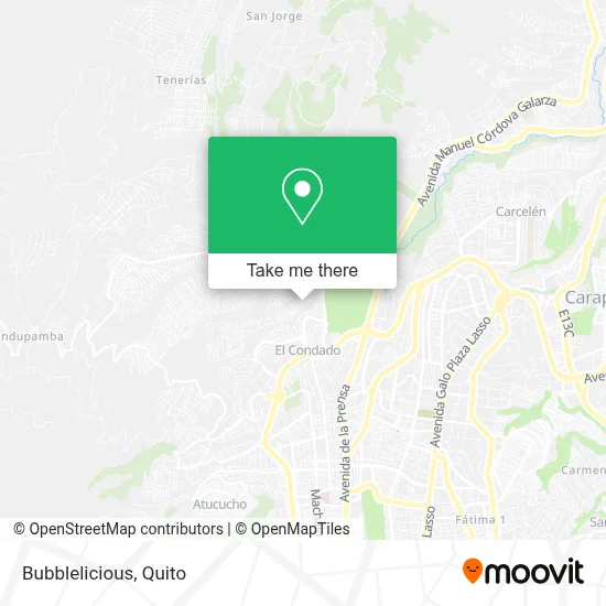 Bubblelicious map