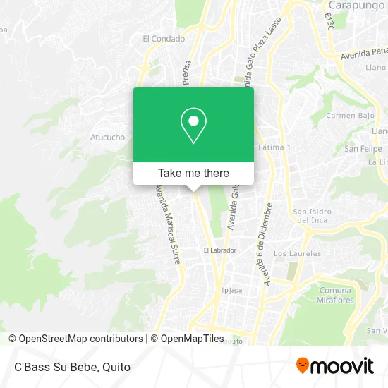 C'Bass Su Bebe map