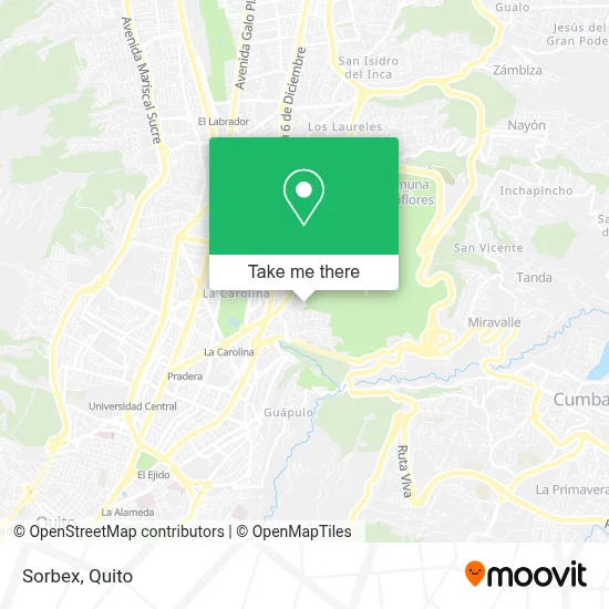 Sorbex map
