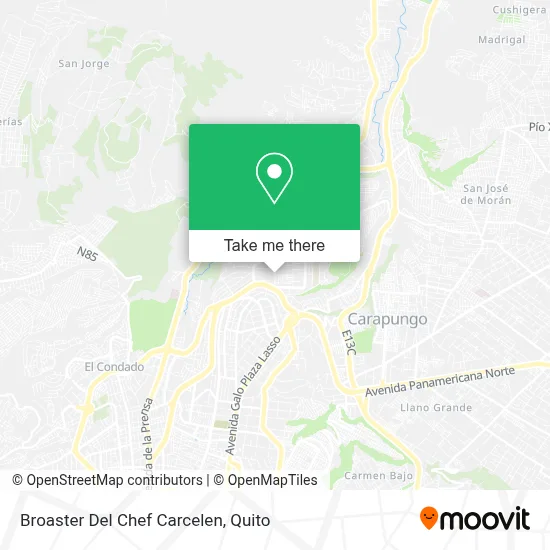 Broaster Del Chef Carcelen map