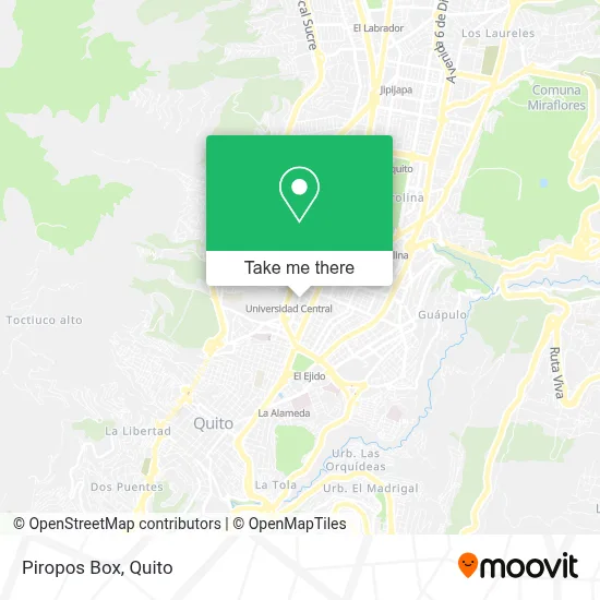 Piropos Box map