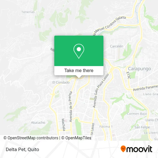 Delta Pet map