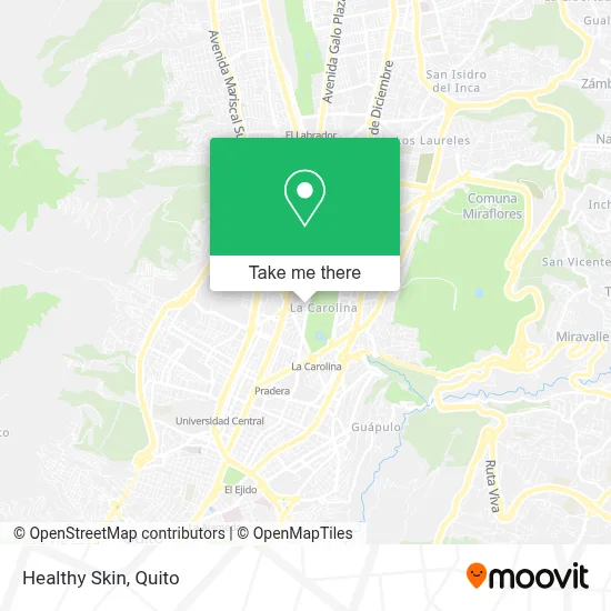 Healthy Skin map