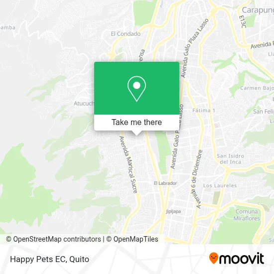 Happy Pets EC map