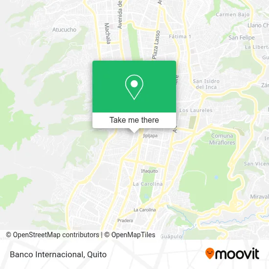 Banco Internacional map
