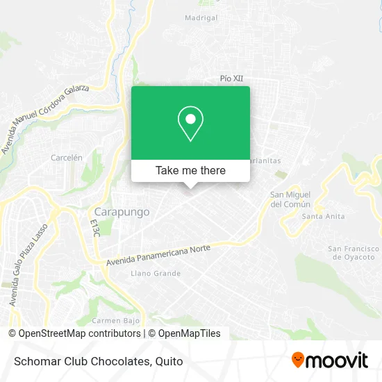 Schomar Club Chocolates map