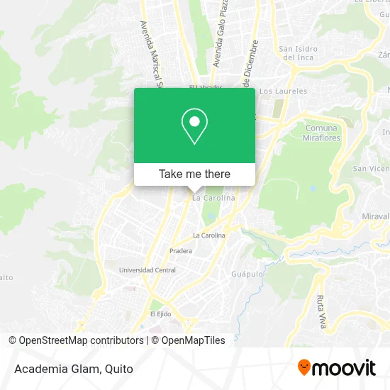 Academia Glam map
