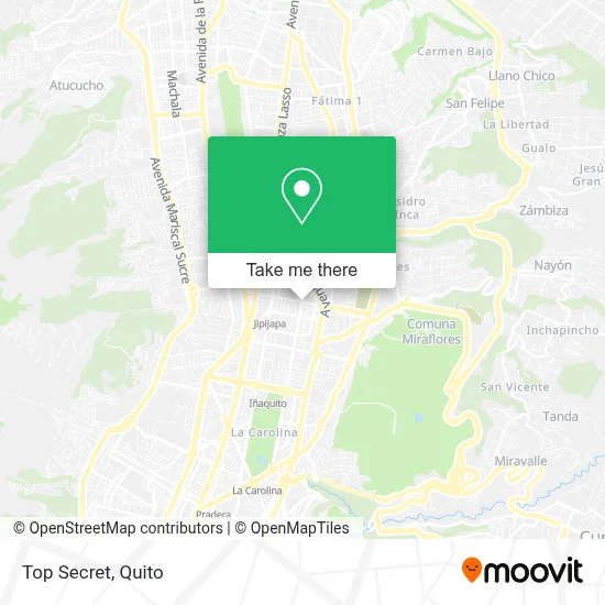 Top Secret map
