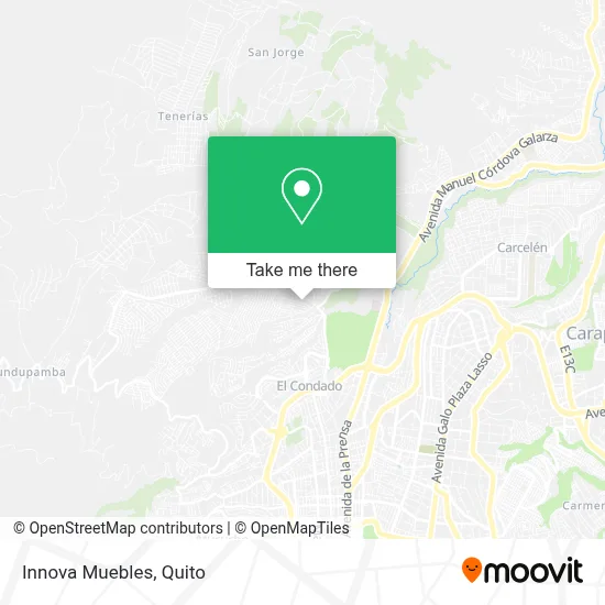 Innova Muebles map