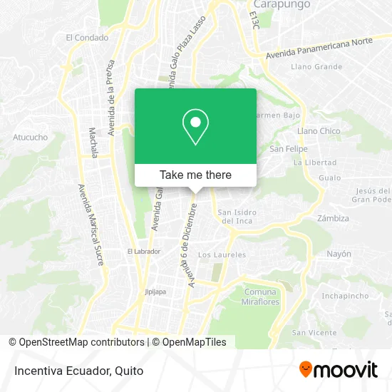 Incentiva Ecuador map