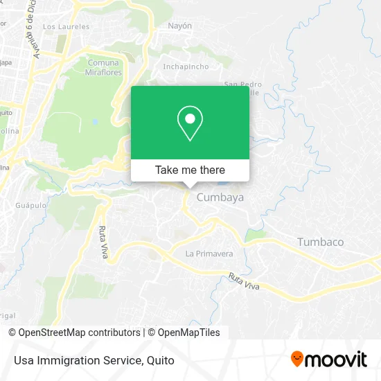 Usa Immigration Service map
