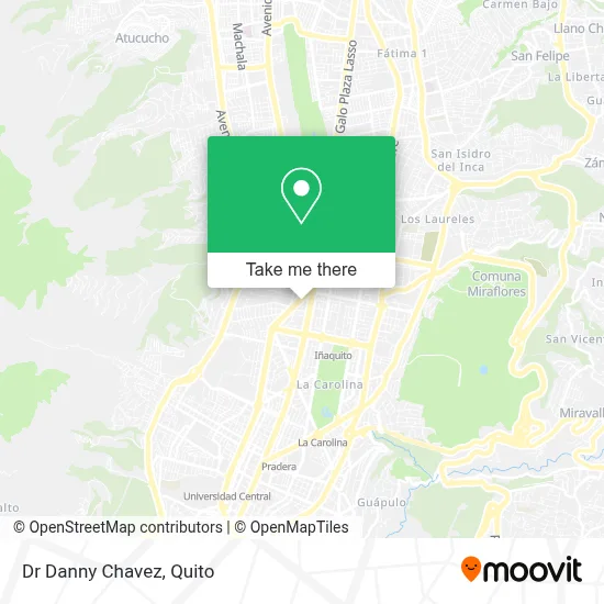 Dr Danny Chavez map