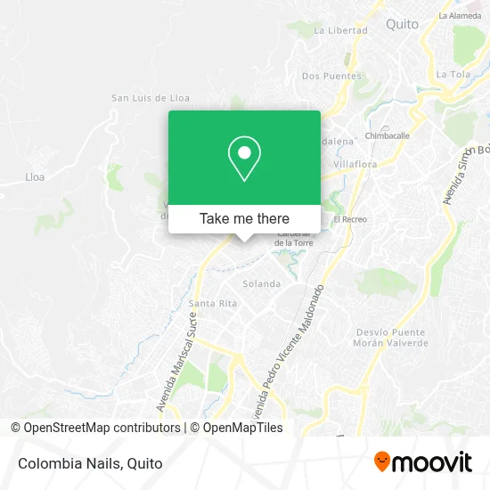 Colombia Nails map