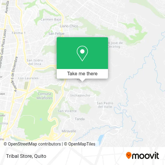 Tribal Store map
