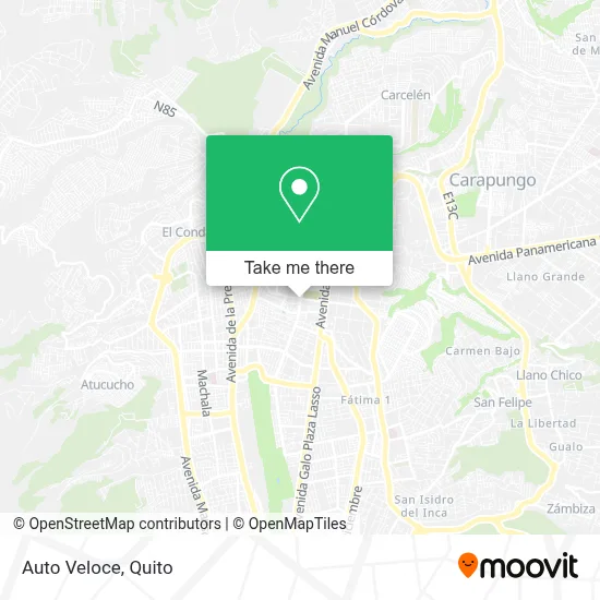 Auto Veloce map