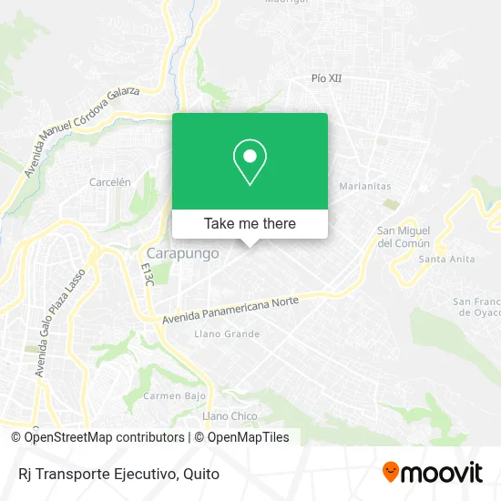 Rj Transporte Ejecutivo map