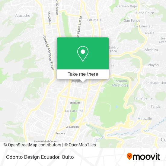 Odonto Design Ecuador map