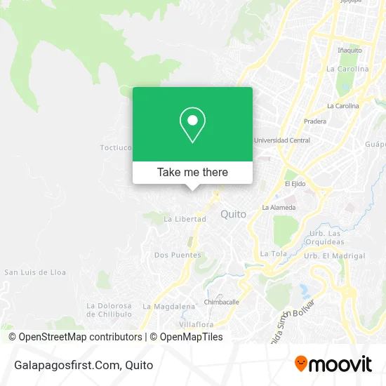 Galapagosfirst.Com map