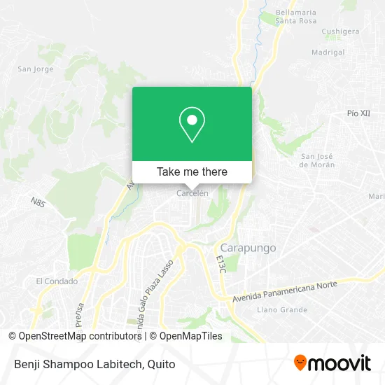 Benji Shampoo Labitech map
