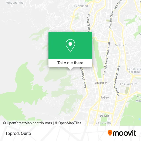 Toprod map