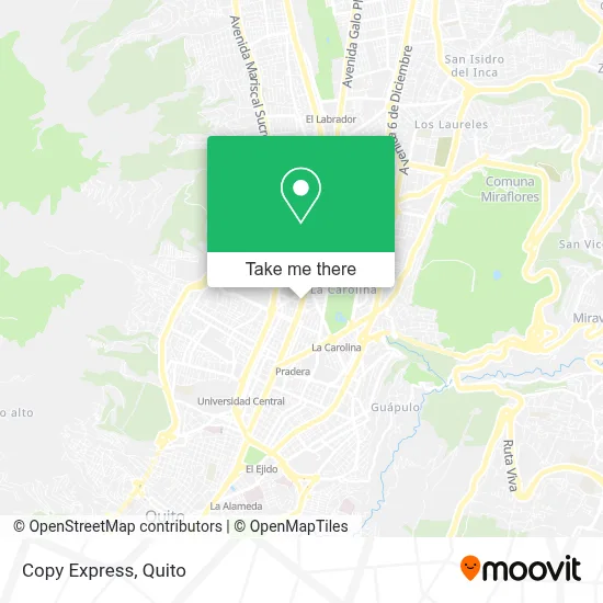 Copy Express map