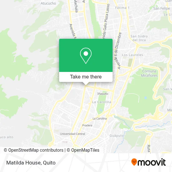 Matilda House map