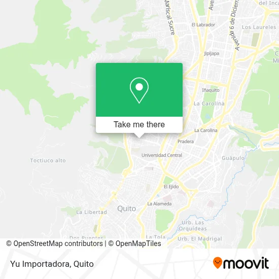 Yu Importadora map