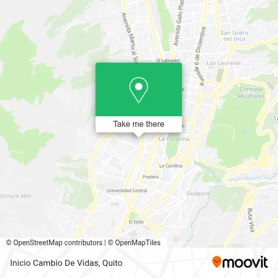 Inicio Cambio De Vidas map