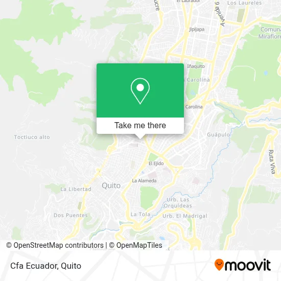 Cfa Ecuador map