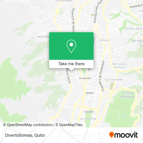 Divertidiomas map