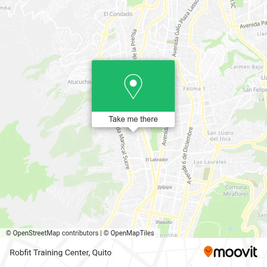 Robfit Training Center map