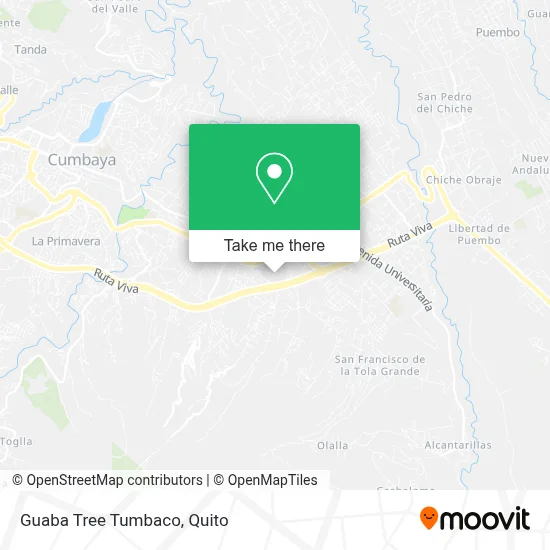 Guaba Tree Tumbaco map