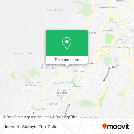 Internet - Starbyte Ftth map