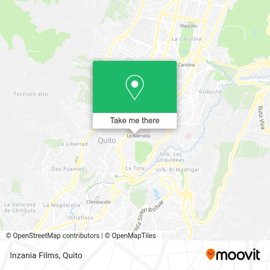 Inzania Films map