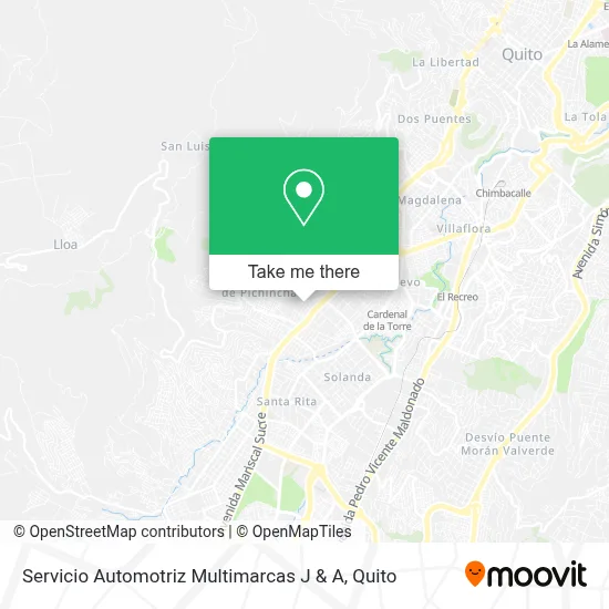 Servicio Automotriz Multimarcas J & A map