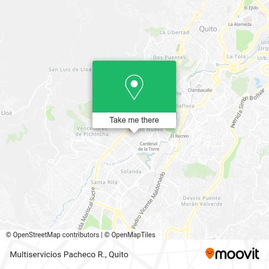 Multiservicios Pacheco R. map