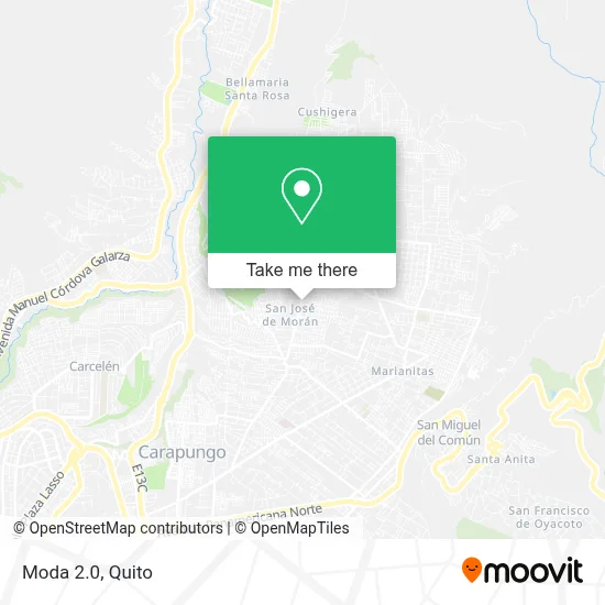 Moda 2.0 map
