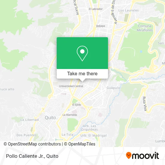 Pollo Caliente Jr. map