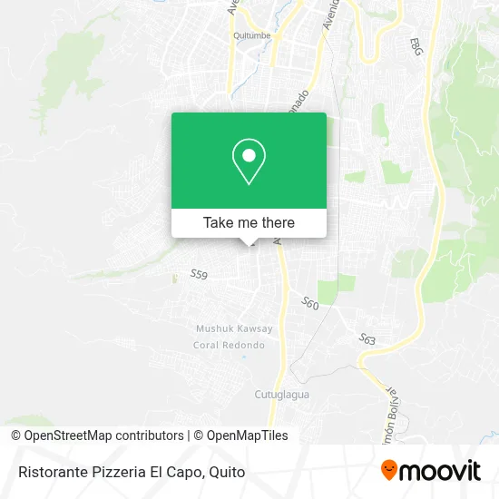 Ristorante Pizzeria El Capo map