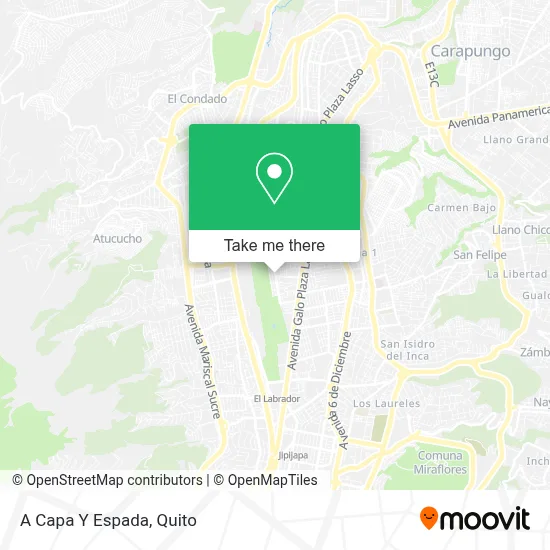 A Capa Y Espada map