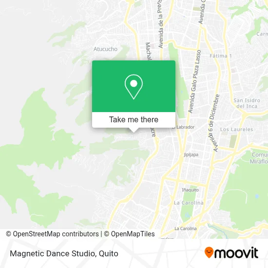 Magnetic Dance Studio map