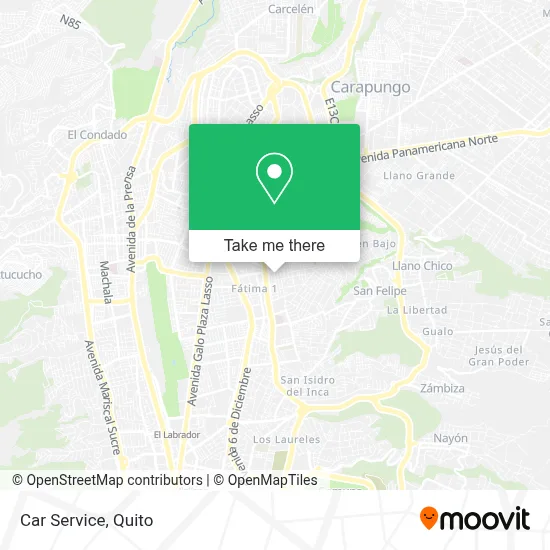 Car Service map